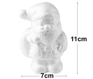 Mikołaj Styropianowy 11cm