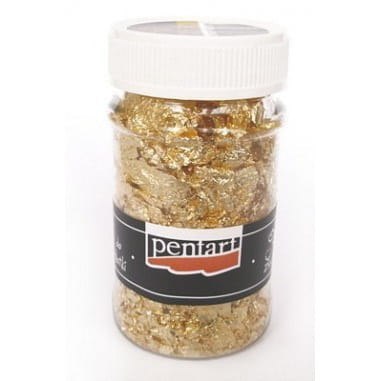 PENTART Folia do złoceń - płatki - złoto(m9)