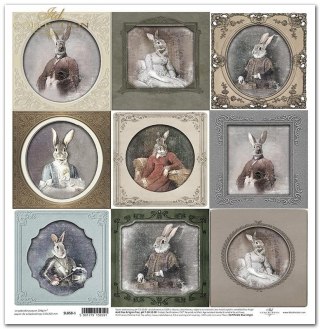 Papier do scrapbookingu 30x30cm ITD SL858