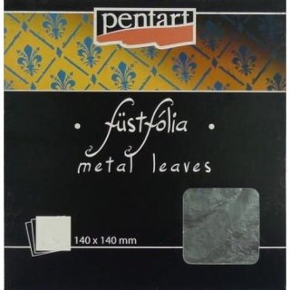 Pentart folia do złoceń- srebro 5 arkuszy 14x14cm(2485)