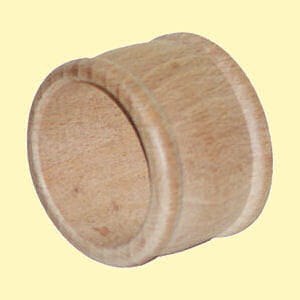 Pierścień na serwetki frezowany