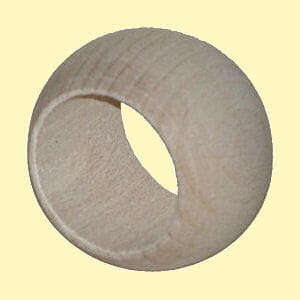 Pierścień na serwetki obły