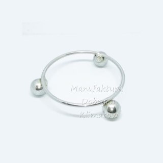 Podstawka z kulkami średnica 33mm - srebrna
