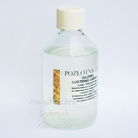 Renesans Lustrina do zabezpieczania złoceń - lakier alkoholowy rozpuszczalnikowy