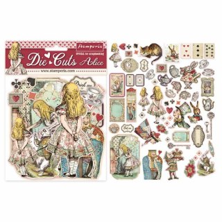 STAMPERIA KSZTAŁTY TEKTUROWE KOLEKCJA ALICE DFLDC07