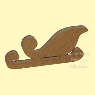 Sanie Św. Mikołaja MDF 18mm 180x85mm (028) - duże