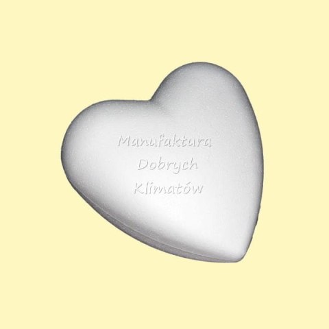 Serce styropianowe 10cm - styropian włoski (624)