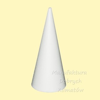 Stożek styropianowy 17.5x39cm - polski