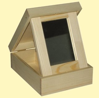 Toaletka uchylana z lustrem - dwie przegródki (21213)