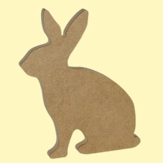 Zając siedzący 2 MDF 18mm 240mm (039)