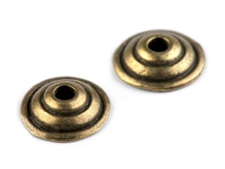 Zakończenie do bombek i jajek nr 23 - stary mosiądz 10 szt