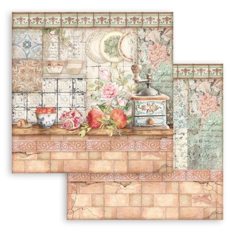 Zestaw 10 szt, papierów do scrapbookingu 30x30cm CASA GRANDA SBBL99