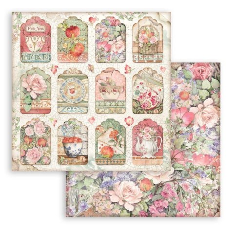 Zestaw 10 szt, papierów do scrapbookingu 30x30cm CASA GRANDA SBBL99