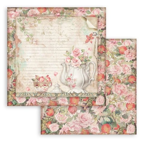 Zestaw 10 szt, papierów do scrapbookingu 30x30cm CASA GRANDA SBBL99