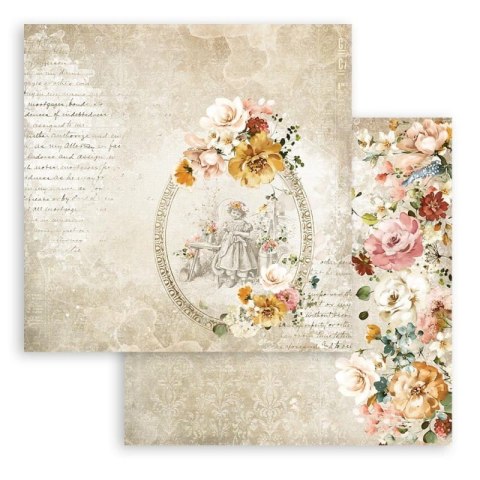 Zestaw 10 szt, papierów do scrapbookingu 30x30cm GARDEN OF PROMIS SBBL110
