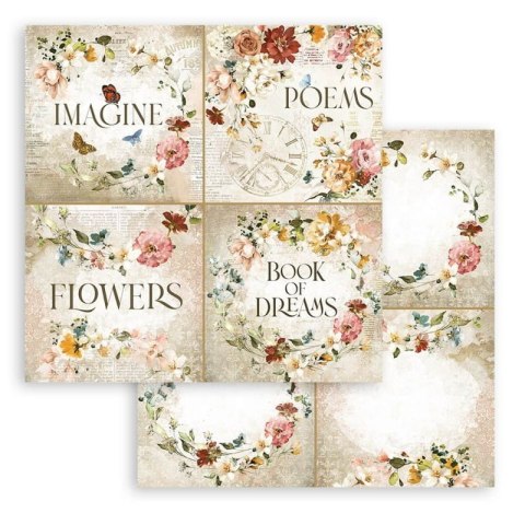 Zestaw 10 szt, papierów do scrapbookingu 30x30cm GARDEN OF PROMIS SBBL110