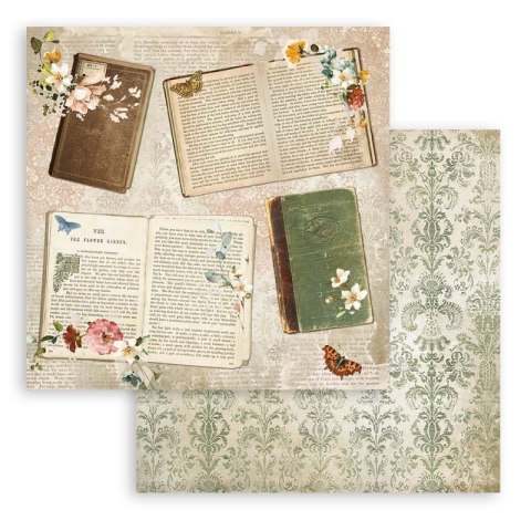 Zestaw 10 szt, papierów do scrapbookingu 30x30cm GARDEN OF PROMIS SBBL110