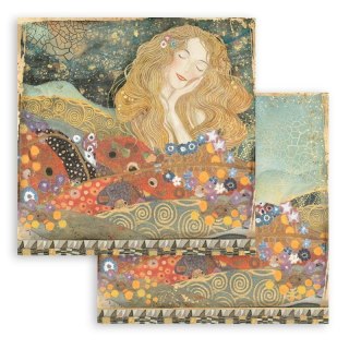 Zestaw 10 szt, papierów do scrapbookingu 30x30cm KLIMT SBBL97