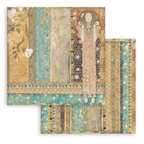 Zestaw 10 szt, papierów do scrapbookingu 30x30cm KLIMT SBBL97