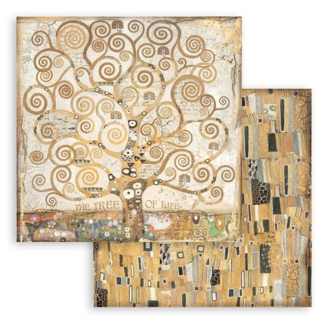 Zestaw 10 szt, papierów do scrapbookingu 30x30cm KLIMT SBBL97