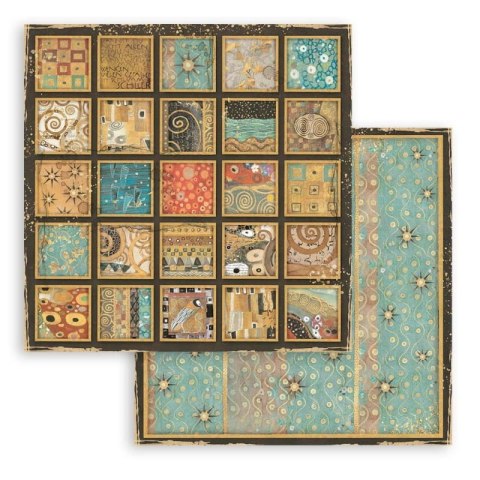 Zestaw 10 szt, papierów do scrapbookingu 30x30cm KLIMT SBBL97