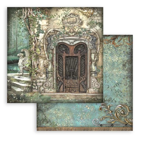 Zestaw 10 szt, papierów do scrapbookingu 30x30cm MAGIC FOREST SBBL130