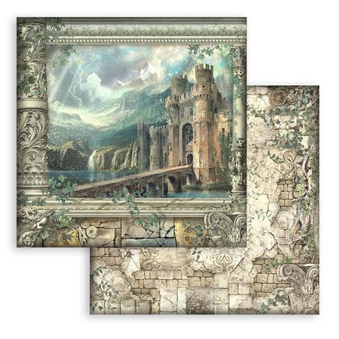 Zestaw 10 szt, papierów do scrapbookingu 30x30cm MAGIC FOREST SBBL130