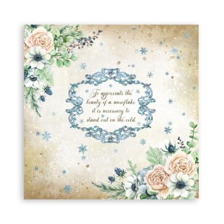 Zestaw 10 szt, papierów do scrapbookingu 30x30cm ROMANTIC COZY WINTERS BBL120