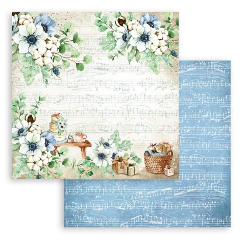 Zestaw 10 szt, papierów do scrapbookingu 30x30cm ROMANTIC COZY WINTERS BBL120