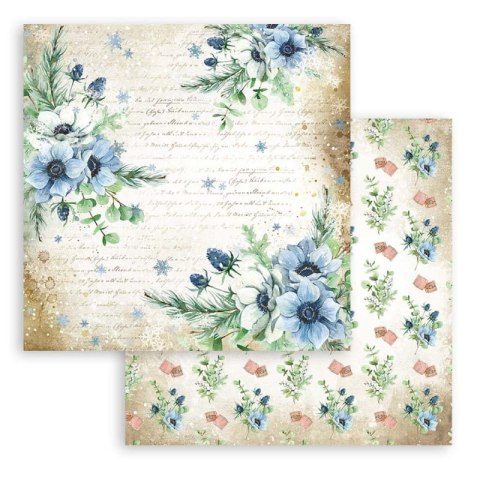 Zestaw 10 szt, papierów do scrapbookingu 30x30cm ROMANTIC COZY WINTERS BBL120