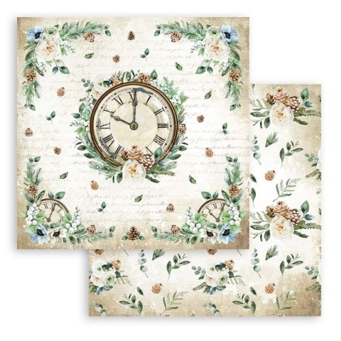 Zestaw 10 szt, papierów do scrapbookingu 30x30cm ROMANTIC COZY WINTERS BBL120