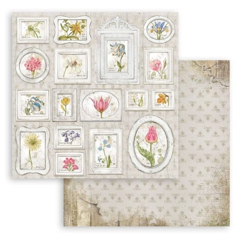 Zestaw 10 szt, papierów do scrapbookingu 30x30cm ROMANTIC GARDEN SBBL102