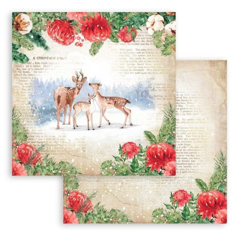 Zestaw 10 szt, papierów do scrapbookingu 30x30cm ROMANTIC HOME SBBL119