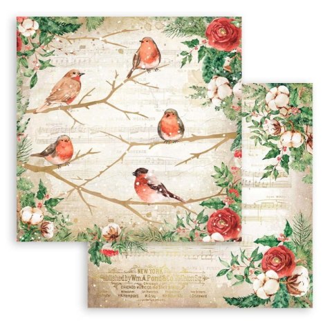 Zestaw 10 szt, papierów do scrapbookingu 30x30cm ROMANTIC HOME SBBL119