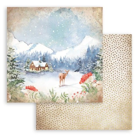 Zestaw 10 szt, papierów do scrapbookingu 30x30cm ROMANTIC HOME SBBL119
