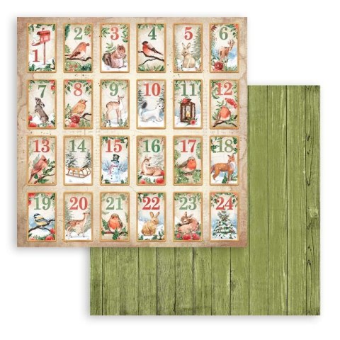 Zestaw 10 szt, papierów do scrapbookingu 30x30cm ROMANTIC HOME SBBL119