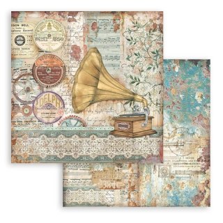 Zestaw 10 szt, papierów do scrapbookingu 30x30cm Stamperia Lady Vagabond lifetyle SBBL98