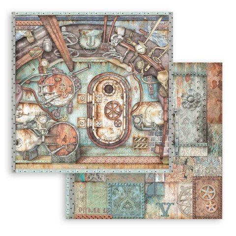 Zestaw 10 szt, papierów do scrapbookingu 30x30cm Stamperia Lady Vagabond lifetyle SBBL98