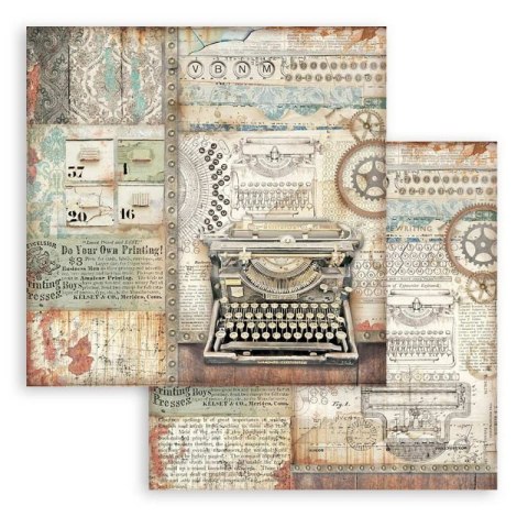 Zestaw 10 szt, papierów do scrapbookingu 30x30cm Stamperia Lady Vagabond lifetyle SBBL98
