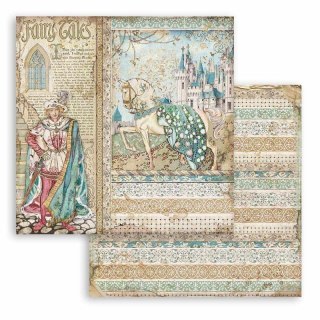 Zestaw 10 szt, papierów do scrapbookingu 30x30cm Stamperia SLEEPING BEAUTY SBBL89