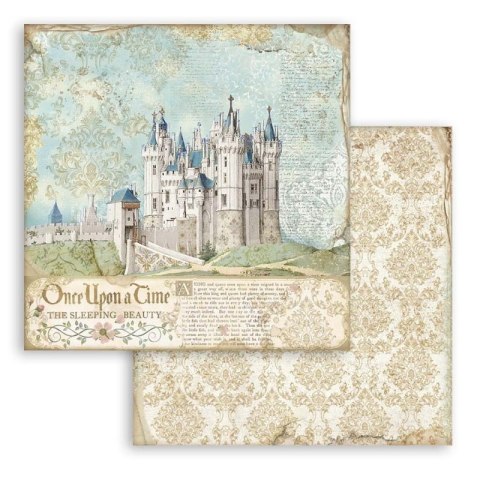 Zestaw 10 szt, papierów do scrapbookingu 30x30cm Stamperia SLEEPING BEAUTY SBBL89