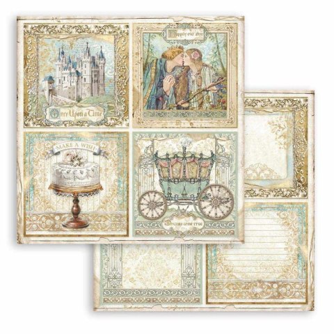 Zestaw 10 szt, papierów do scrapbookingu 30x30cm Stamperia SLEEPING BEAUTY SBBL89