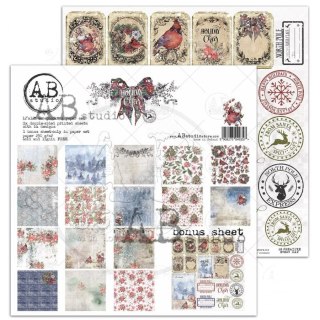 Zestaw papierów do scrapbookingu 30x30cm Holiday Cheer