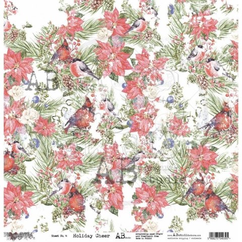 Zestaw papierów do scrapbookingu 30x30cm Holiday Cheer