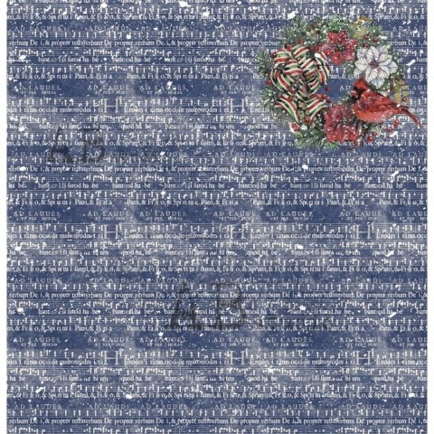 Zestaw papierów do scrapbookingu 30x30cm Holiday Cheer