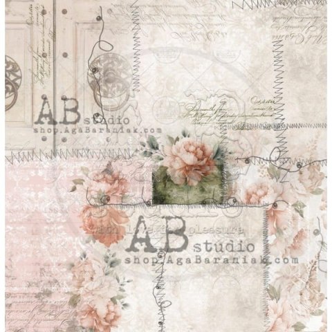 Zestaw papierów do scrapbookingu 30x30cm In love with you