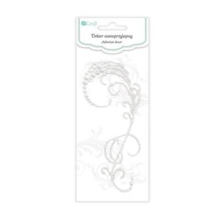 DPCraft PERŁOWY DEKOR SAMOPRZYLEPNY - AMELIA WHITE[DPDS-002]