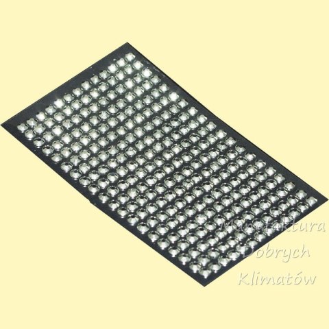 Dżety/kryształki samoprzylepne 6mm srebrne 260szt (CF51)