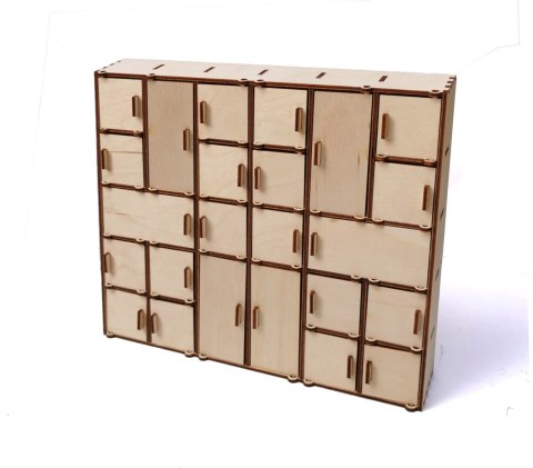 Kalendarz adwentowy 26,8x22,3x4,3cm