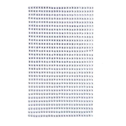 Kryształki samoprzylepne - dżety przeźroczyste- 3mm 806szt [GRKR-038]